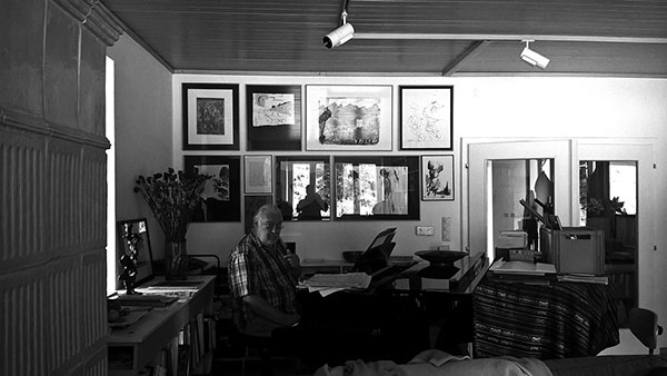 Toni near the piano